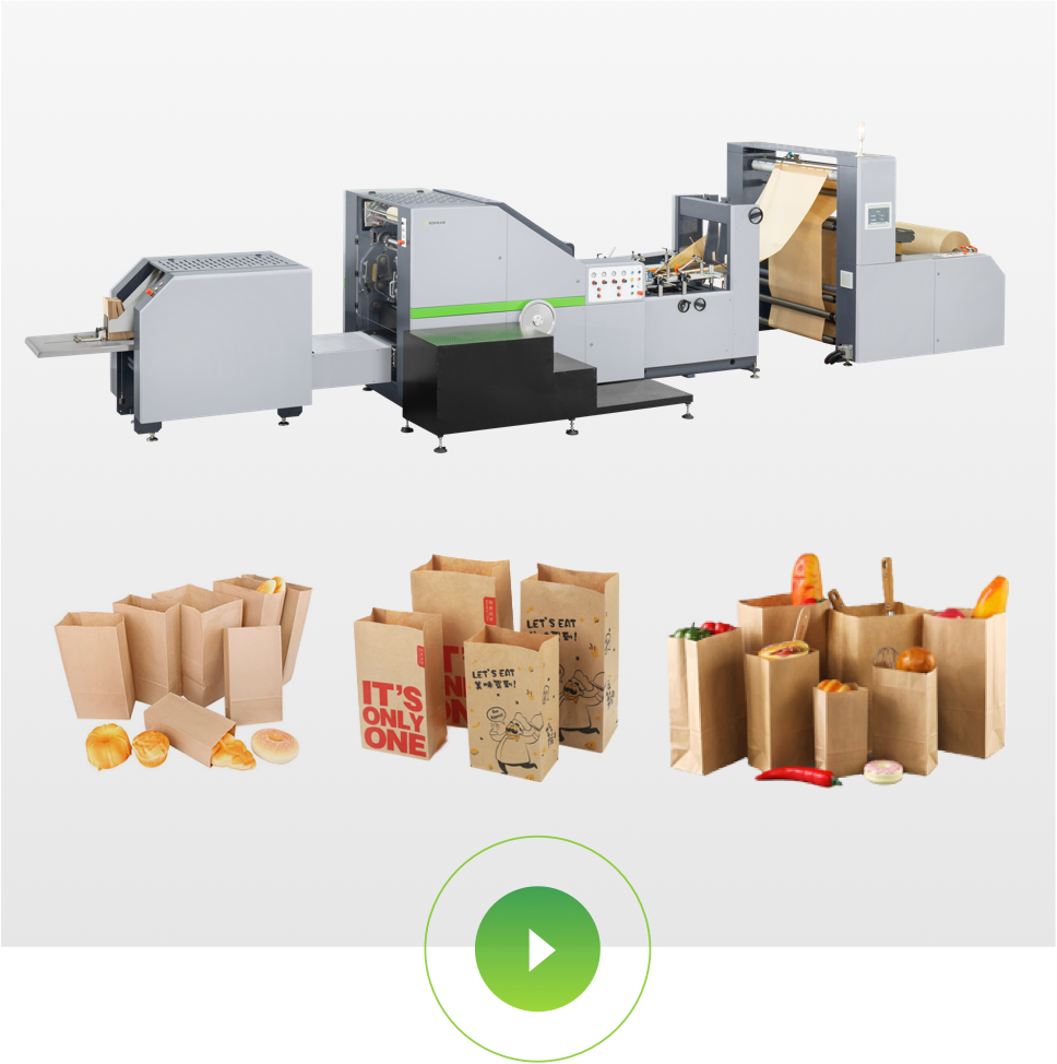 Square Bottom Paper Bag Machine